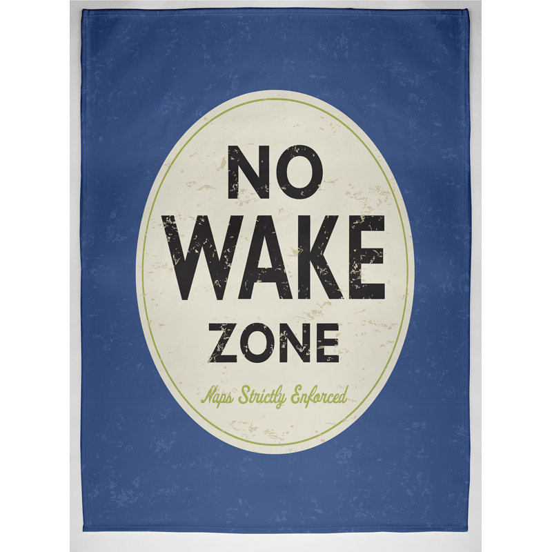 Bernie Plain Weave / Muslin Throw Blanket, Blue
