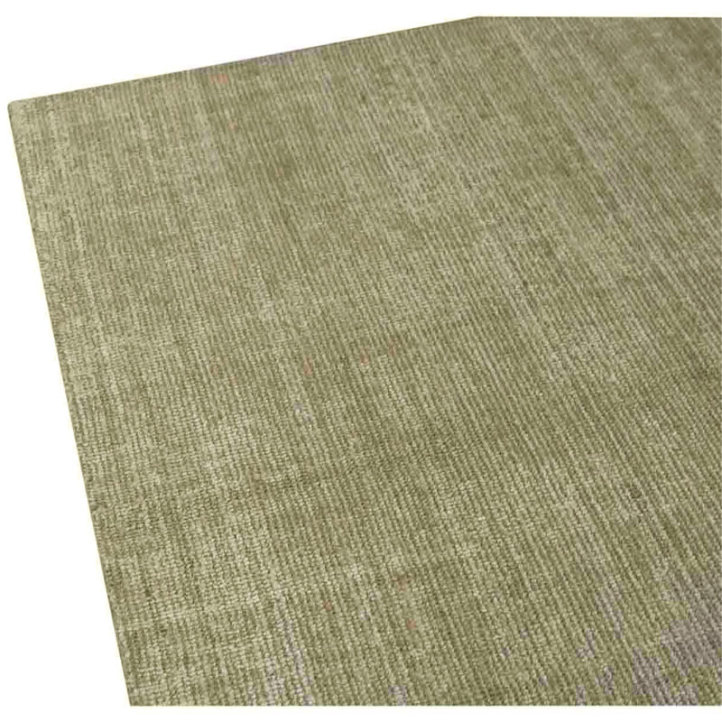 Hand Knotted Area Rug in Gold
