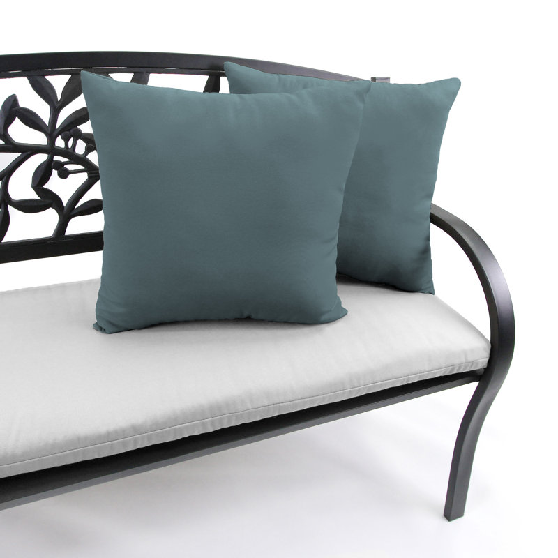 Sunbrella Outdoor Throw Pillow, Cast Lagoon