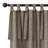 Linen Texture Tie Top Light Filtering Curtain Pair(2 Panels)-1799807143-1799807148