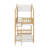 Twin Over Twin Bunk Bed Wood Bed With Roof, Window And Ladder