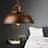 Levante 1 - Light Antique Copper Single Pendant