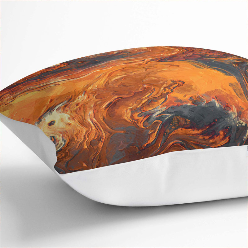 Breaking Down In Abstract Abstract Square Throw Cushion, White, 40cm H x 40cm W x 15cm D