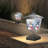 2 Pack Solar Lamp Post Cap Lights Christmas For Pathway Deck(Snowman Red Bird)
