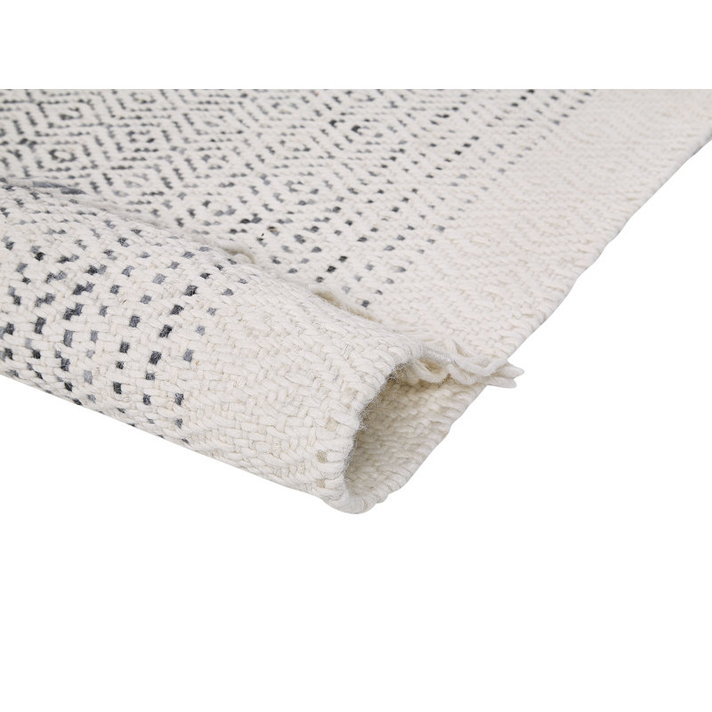 Nardin Geometric Hand Woven Area Rug, Rectangle 80 x 150cm
