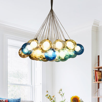 25 - Light Dimmable Tiered Chandelier