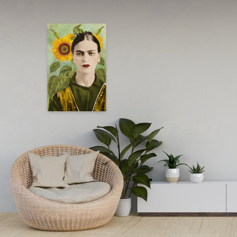 Art mural Frida - The Sunflower Edition, H 24 po x l 16 po