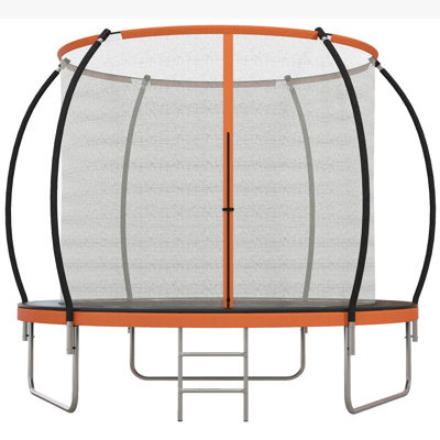 Soozier Round Backyard Trampoline with Safety Enclosure