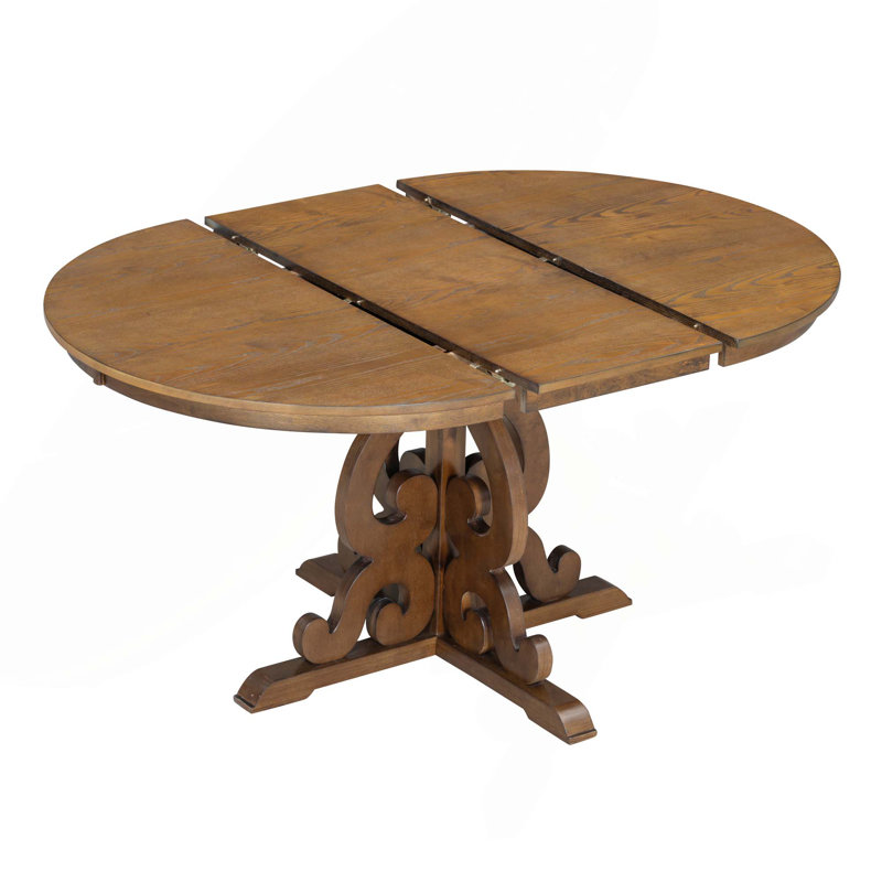 Ensemble de salle à manger 5 pièces rétro fonctionnel, 1 table extensible avec rallonge de 16 pouces et 4 chaises rembourrées pour la salle à manger et la cuisine