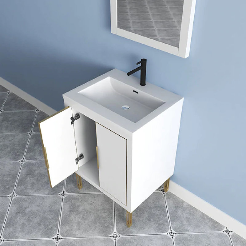 Ensemble de meuble-lavabo simple l 24 po