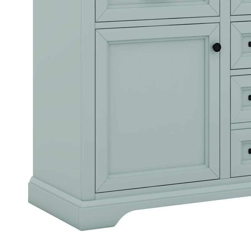 Meuble-lavabo 36 po avec lavabo, meuble-lavabo simple, Gris