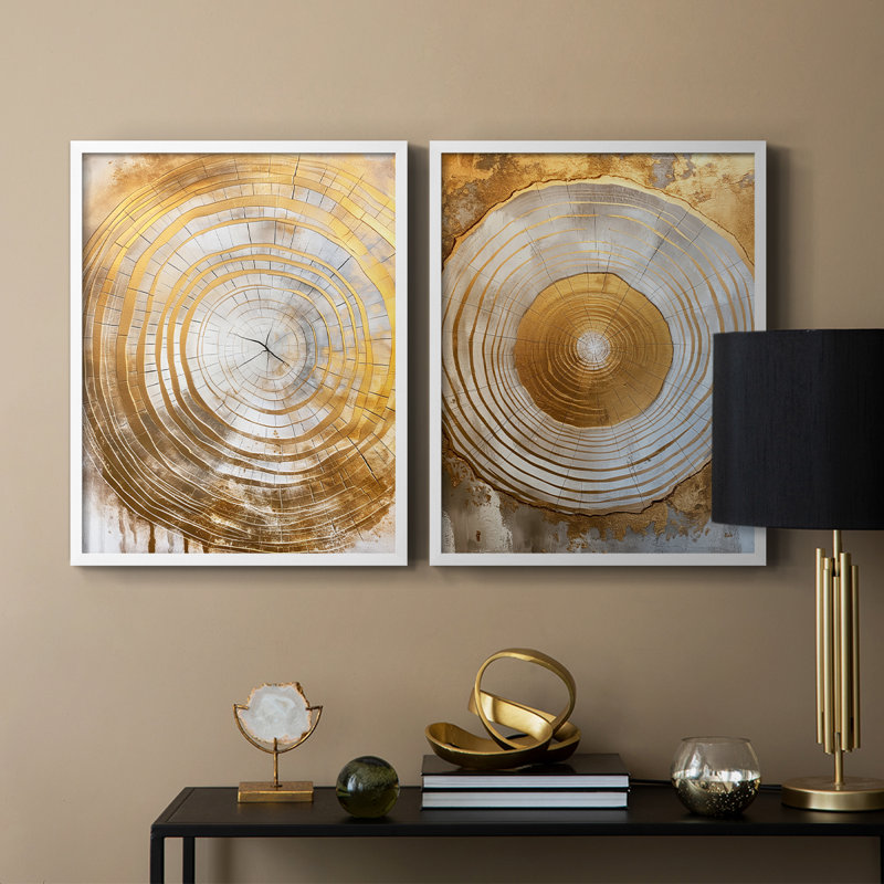 ABSTRACT Series CCXIV - reproduction encadrée de qualité supérieure - prête à être accrochée - aucun clou requis - aucun clou requis