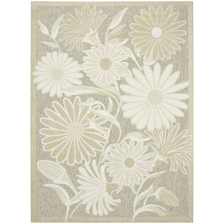 Shila Ivory Sage Outdoor Rug