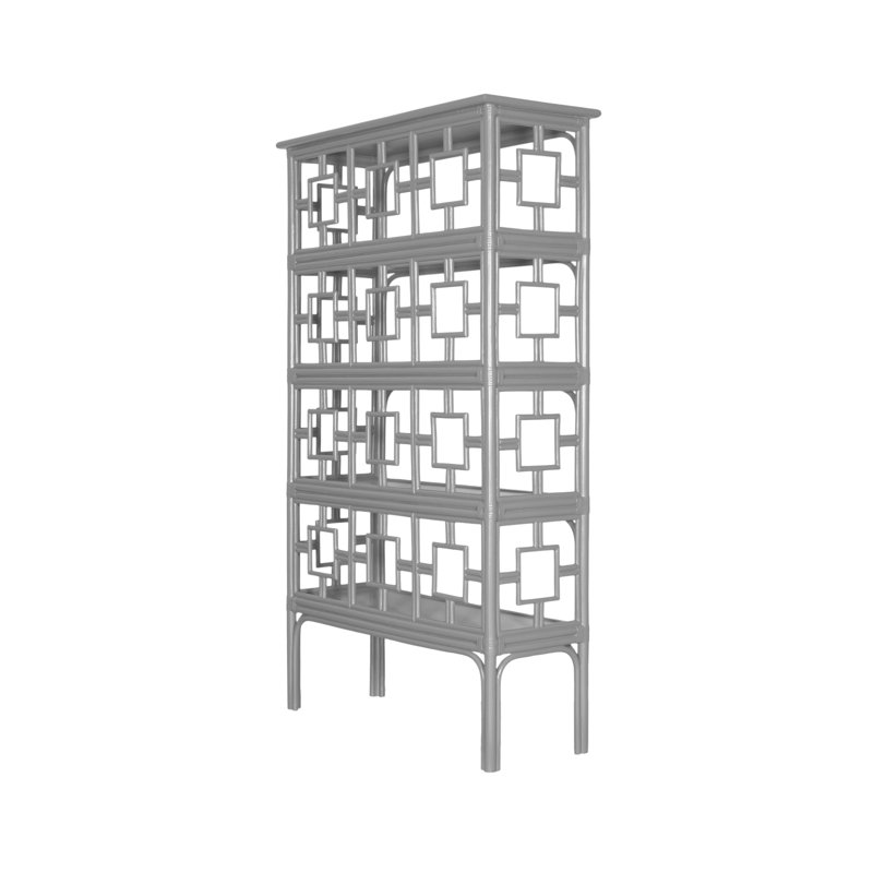 Sobe Bookcase, Light Gray