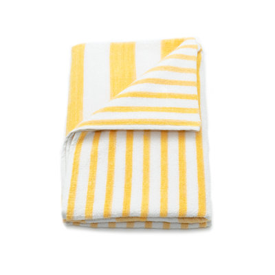 GOT Collection Tropical Stripe 3 Piece 100% Cotton Heavy Weight Beach Towel Set By Rifz