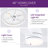 Homelover 48" Modern Flush Mount Ceiling Fan with Light Low Profile Ceiling Fan 6 Speed Quiet DC Motor Reversible-93866032