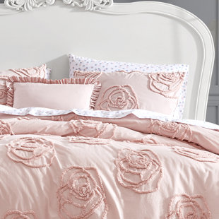 Ensemble de housse de couette rose Betsey Johnson