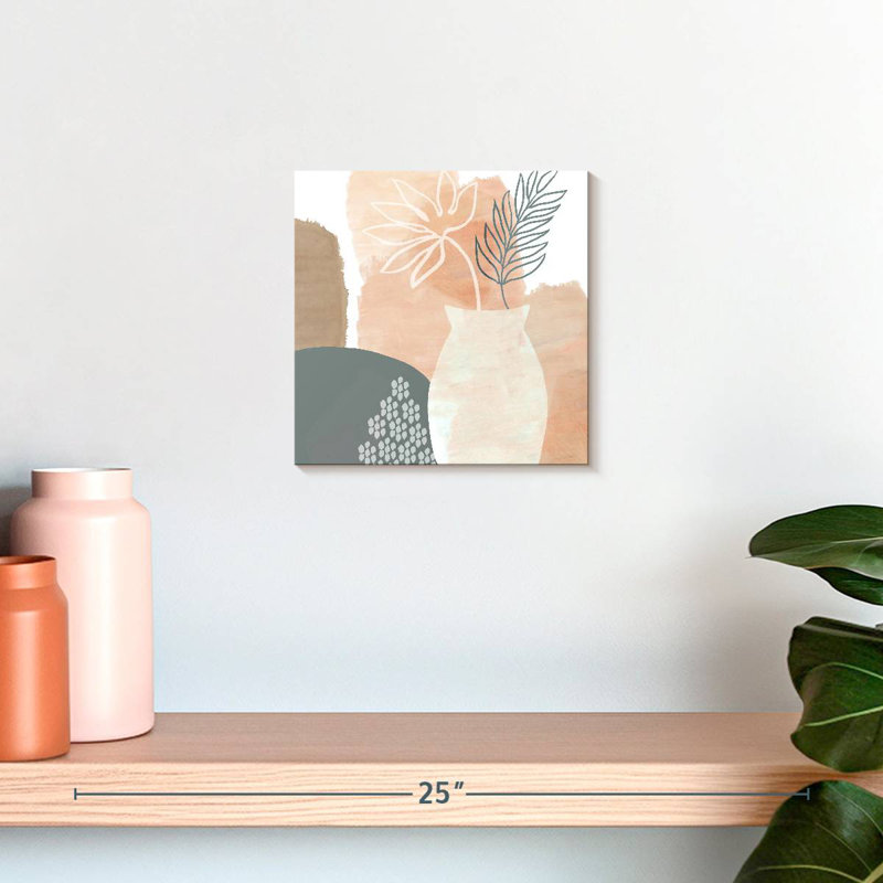 Vase Harnek Blush II, H 10 po x l 10 po