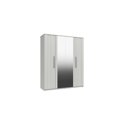 Mcginley 4 Door Manufactured Wood Wardrobe