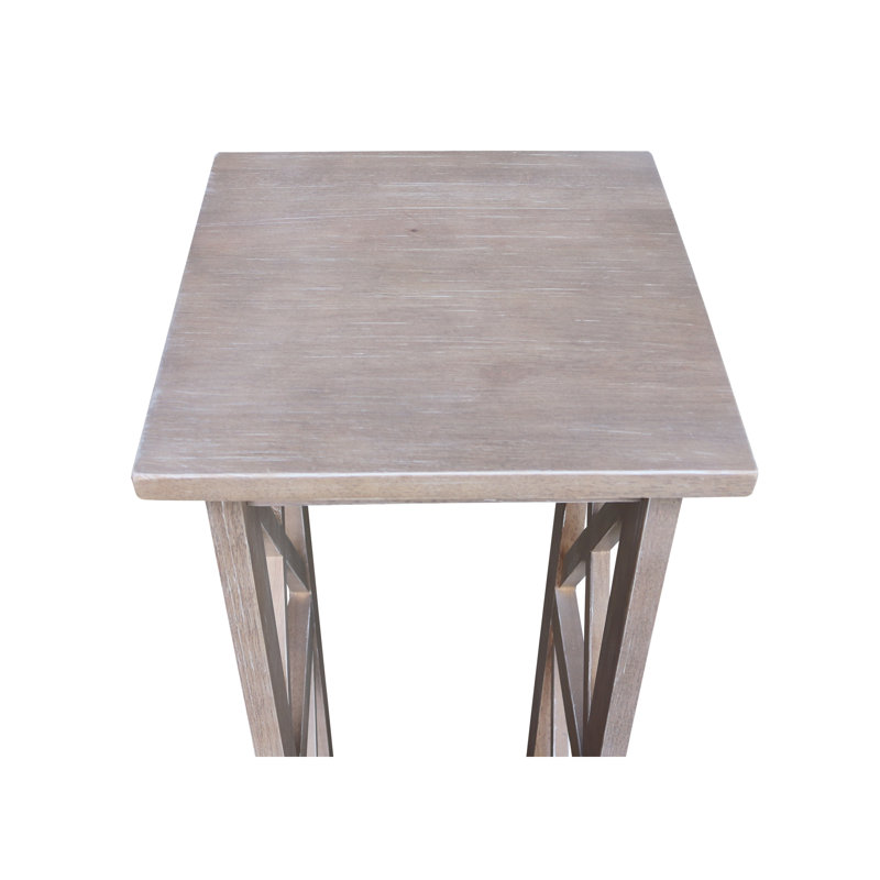 Support pour plante Eamon, H 36 po x L 12 po x P 12 po, Taupe-gris délavé