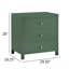 Table de chevet 3 tiroirs Alaynie - ensemble de 2-101250077