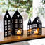 Lanternes de bougie en métal Modern Farmhouse