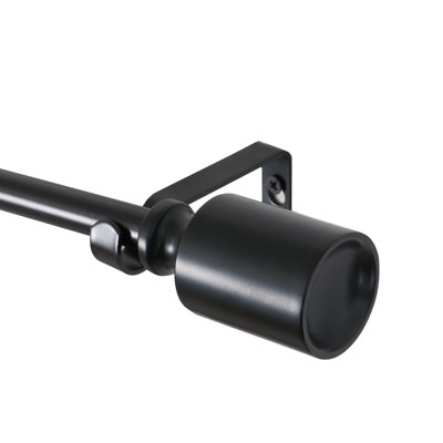 UTOPIA ALLEY Wall Mounted 3/4 Inch Curtain Rod - Curtain Rods For Windows, Adjustable Drapery Rods, Bedroom & Living Room Decorative Curtain Rods, Tapestry Poles