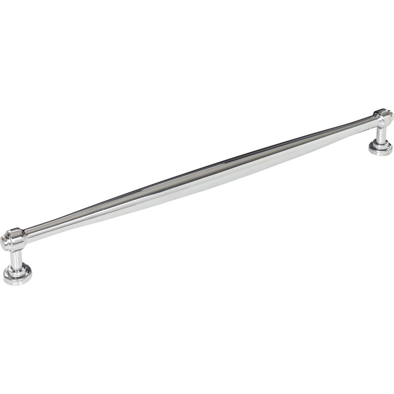 Ulster Bar Pull, Polished Chrome, 12" Center to Center