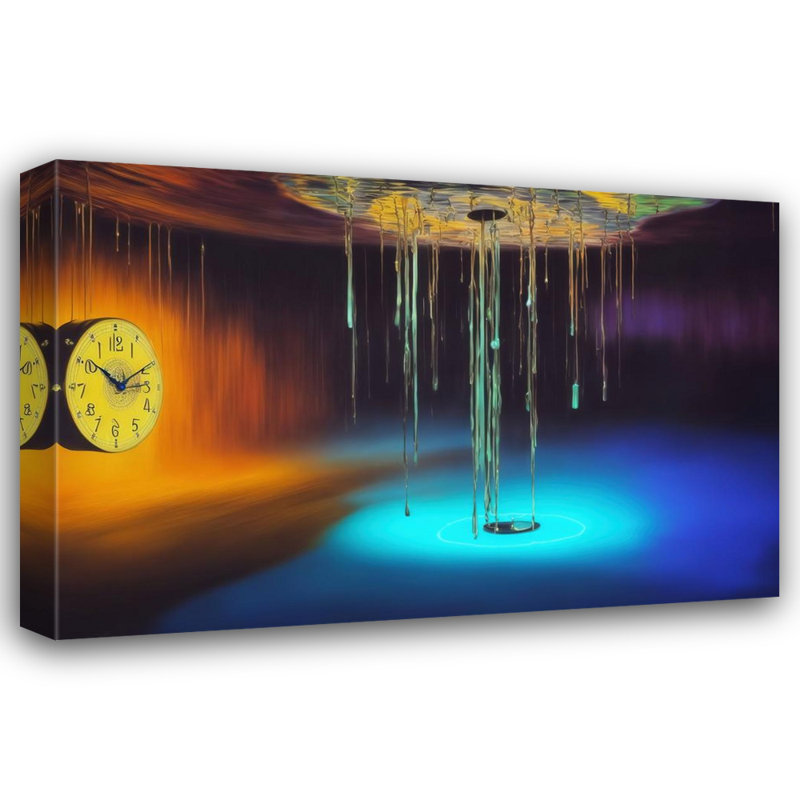 «Persistance of Memory Reimagined 19» par Stephen Chambers, impression sur toile tendue, L 18 po x H 15 po