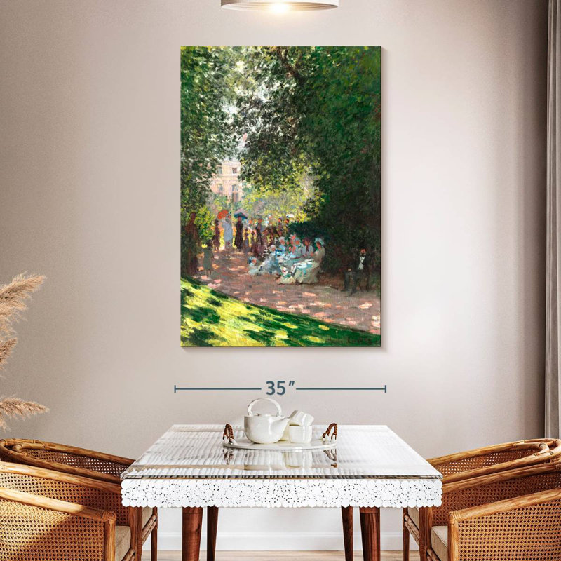 Sireci The Parc Monceau 1878, 51" H x 34" W