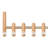 Flexispace Solid Wood Wall-Mounted Coat Rack