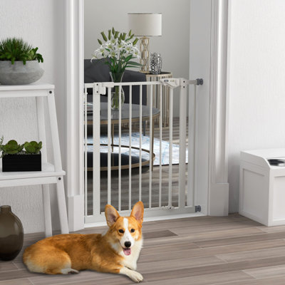 Pressure Mounted Pet Gate With Door
