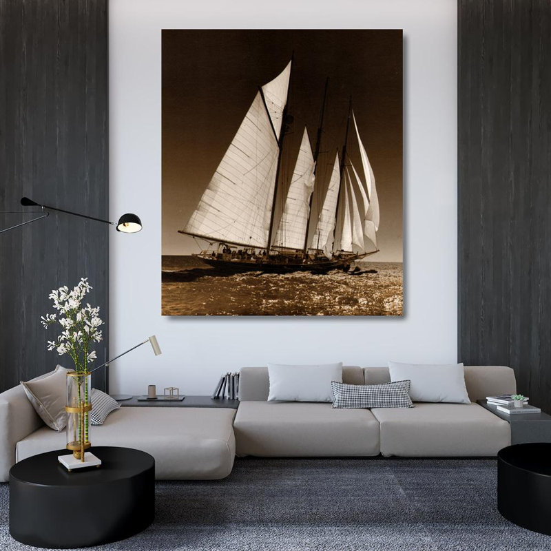 Voile à Cowes II, H 43 po x l 36 po