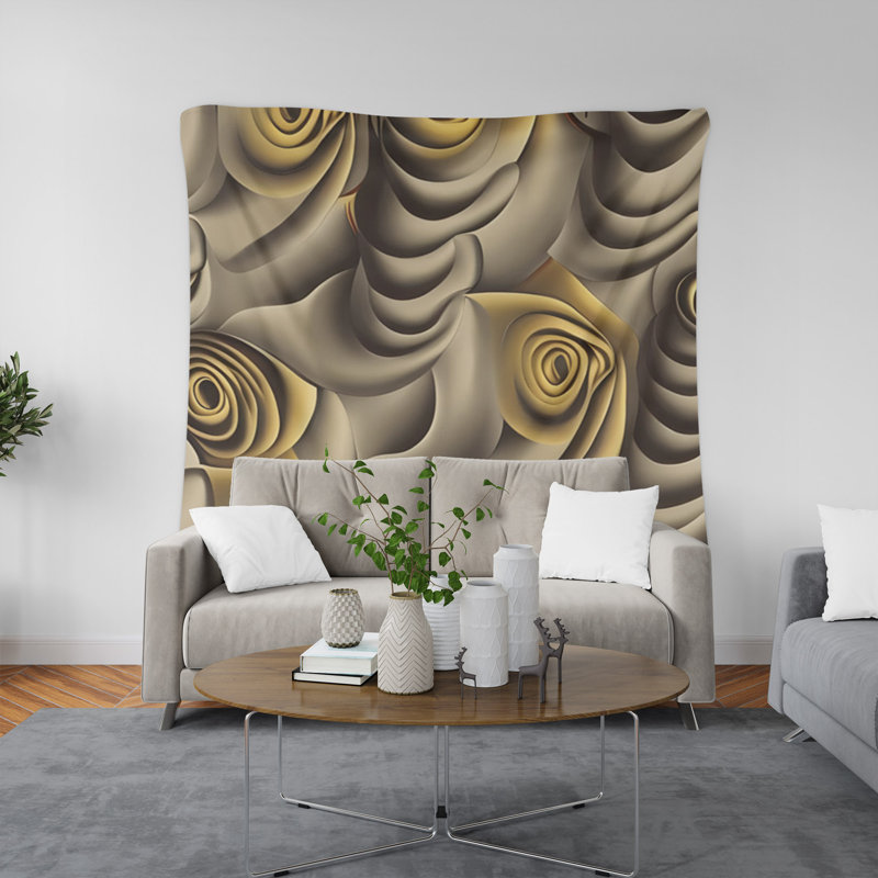 Tapisserie murale, H 60 po x l 51 po