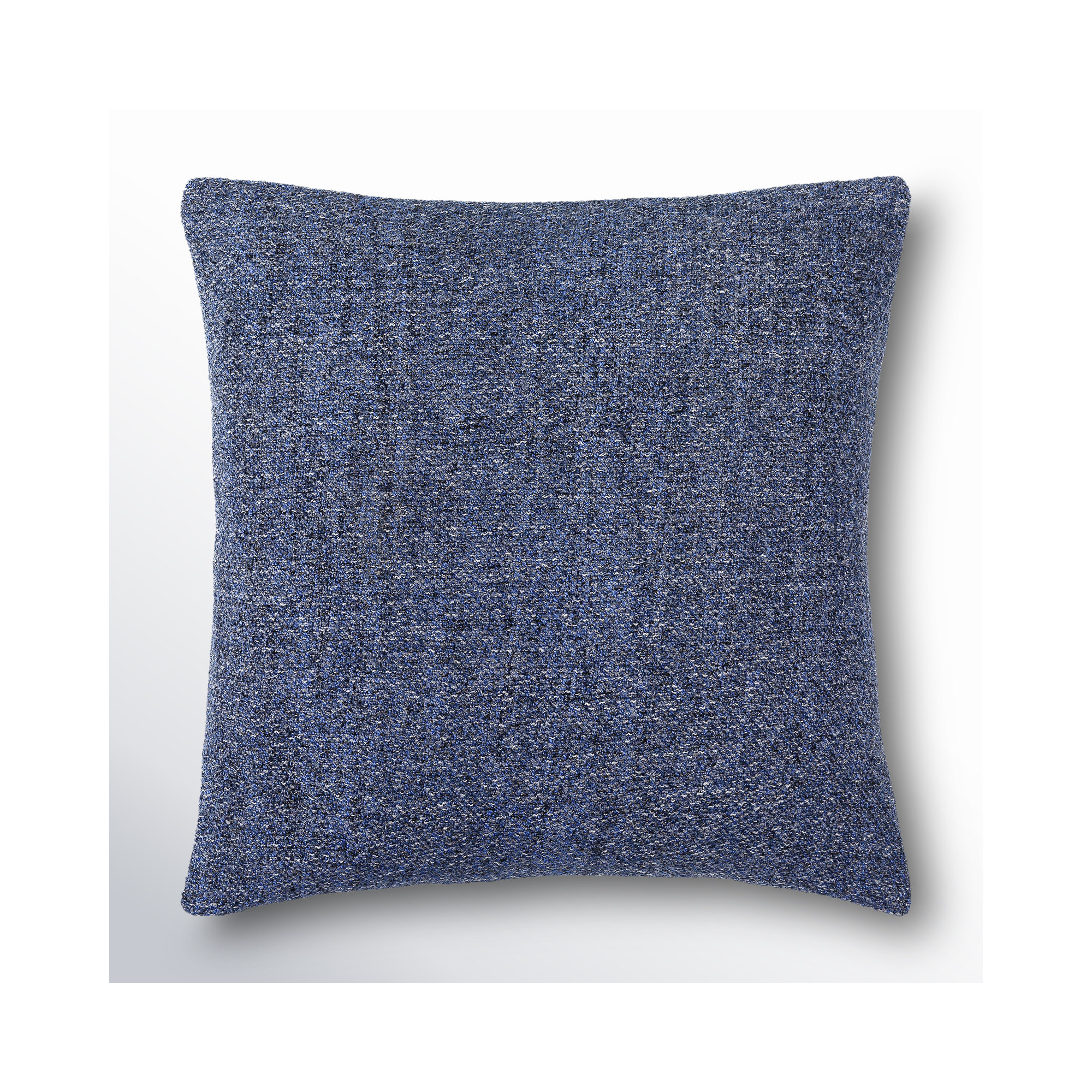 Amalfi Boucle Throw Pillow, 22" x 22", Navy, Polyester/Polyfill