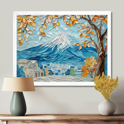 Abstract Mount Fuji In Japan II - Tokyo Print Wall Art