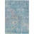 Machine Washable Indoor/Outdoor Claudian ACN1237 Blue Rug-103708875