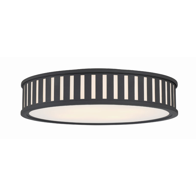 Montoya Flush Mount, Black 