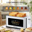 Grille-pain à 4 tranches en acier inoxydable tactile numérique, fentes très larges de 1,5 po, 6 niveaux de brunissement, affichage du compte à rebours à DEL, annulation du réchauffage du dégivrage, pour muffin Bagel Waffle