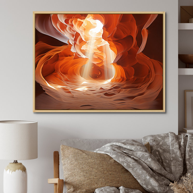 Canyon Harmonie II sur impression sur toile, H 30 po x l 40 po x P 1,5 po, Cadre flottant noir