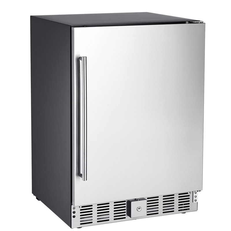 24" Outdoor Beverage Fridge Cooler 150QT Beer Refrigerator Indoor Outdoor