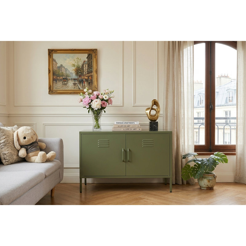 Metal storage cabinet, Olive Green