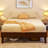 Multi-sized Wooden Platform Bed Frame with Sturdy Slat Support-1063669413-1063669420