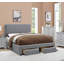 Lit plateforme avec rangement Mullican-597747691
