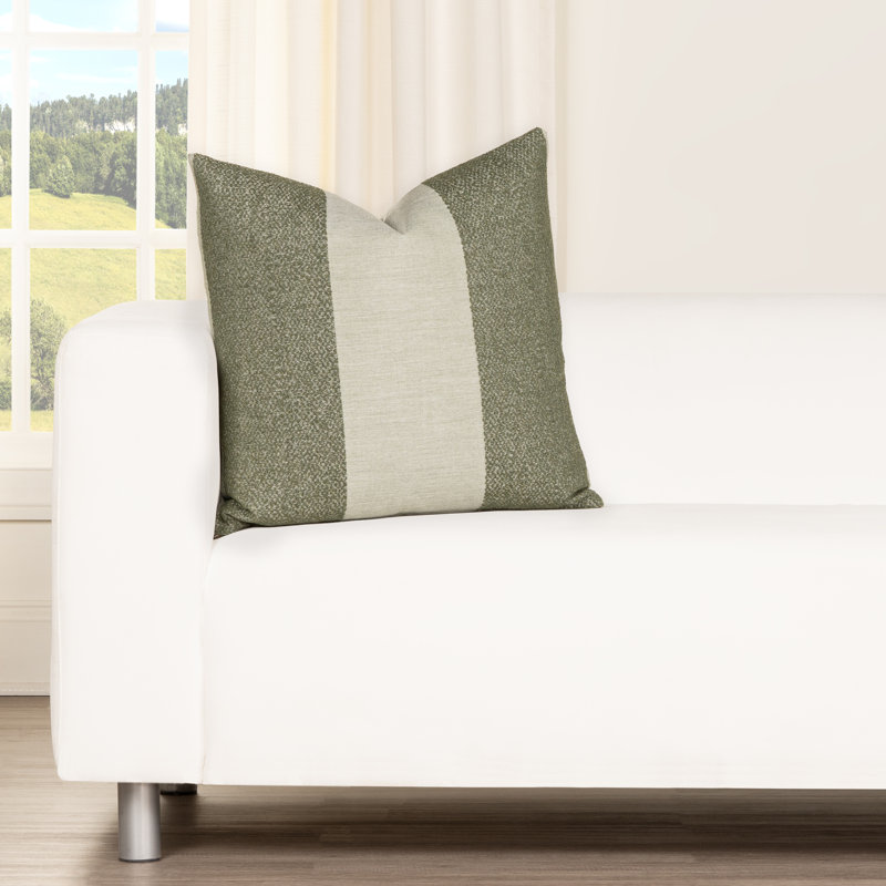 Coussin extérieur Sunbrella, Sauge, 20 po x 20 po, Plumes