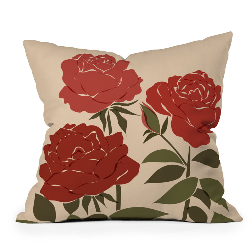 Coussin décoratif intérieur / extérieur en polyester , 16 po x 16 po