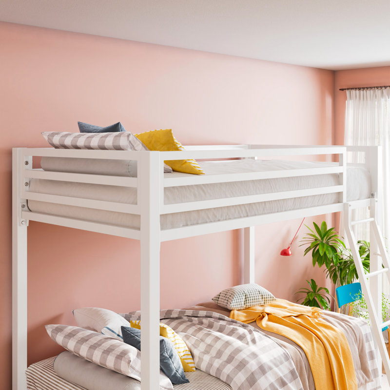 Labounty Twin Over Twin Standard Bunk Bed, White