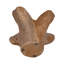 Bol décoratif décoratif en bois de teck pour le style de la table - Bol moderne à forme libre pour décoration intérieure et table centrale - 14 po, brun