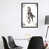 Toile avec cadre noir