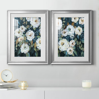 Moonlit Garden II - ensemble de 2 reproductions d'art